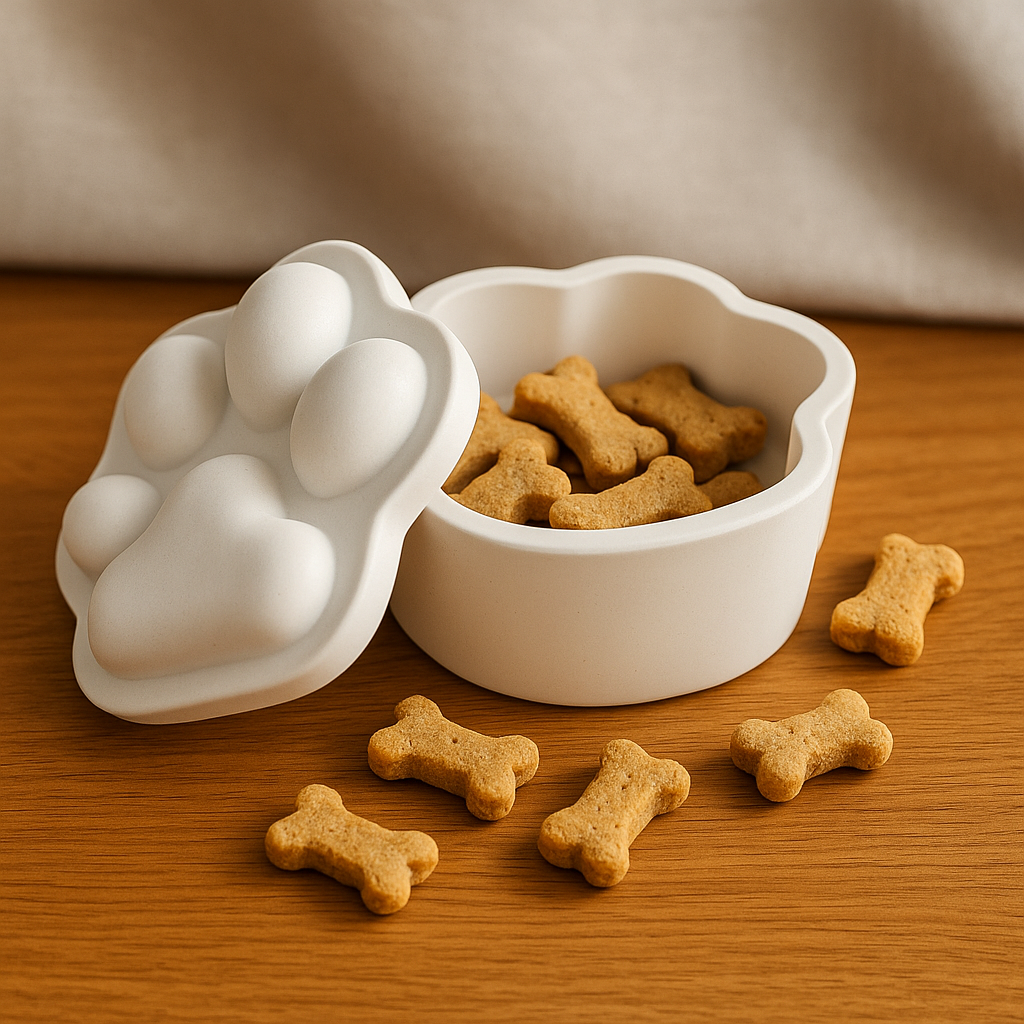 Leckerli Dose - Pfotenform