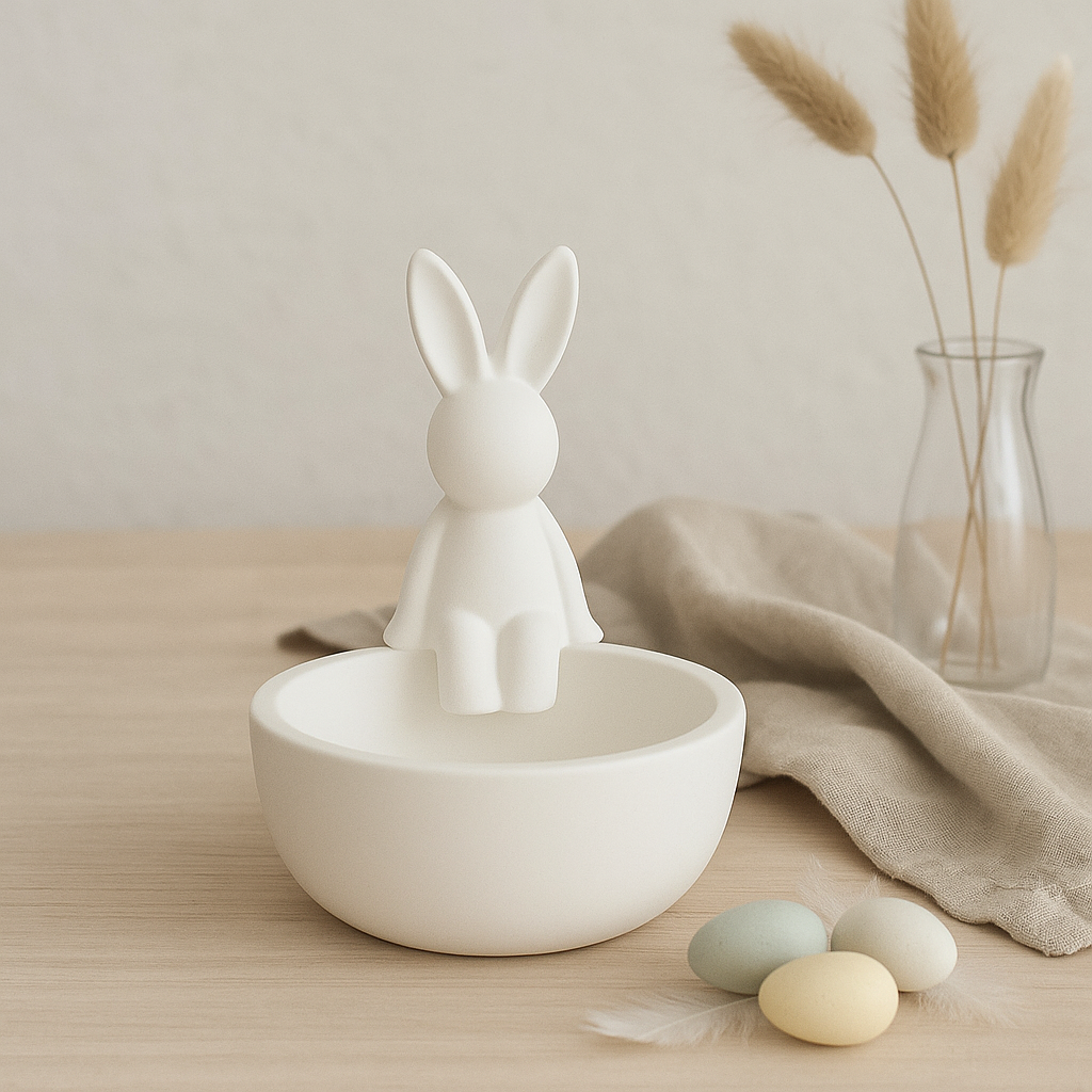 Schale mit Hase