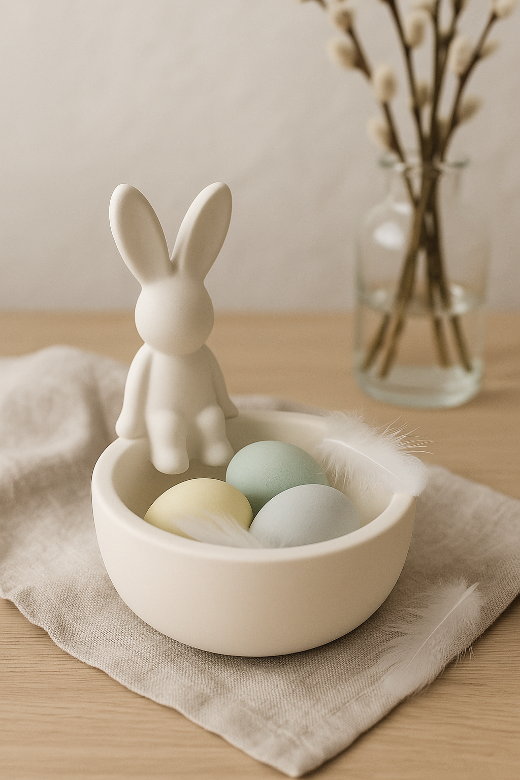 Schale mit Hase